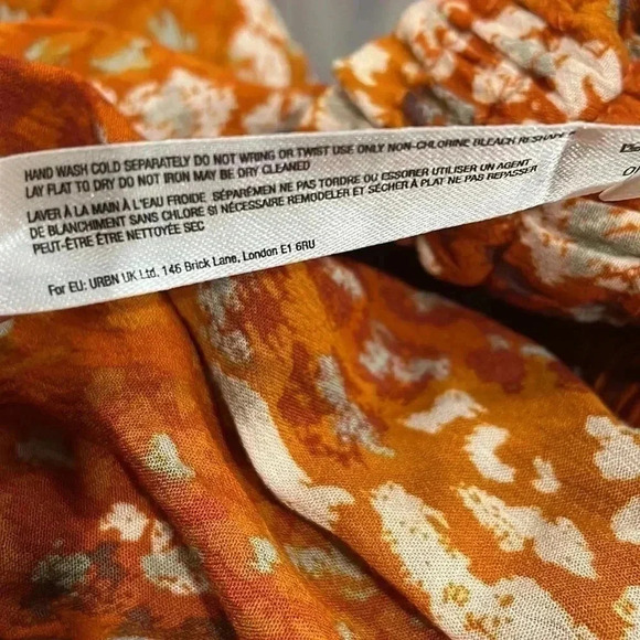 Intimately Free People Orange Multi Colored Jumpsuit  Pant- XS - Picture 6 of 10